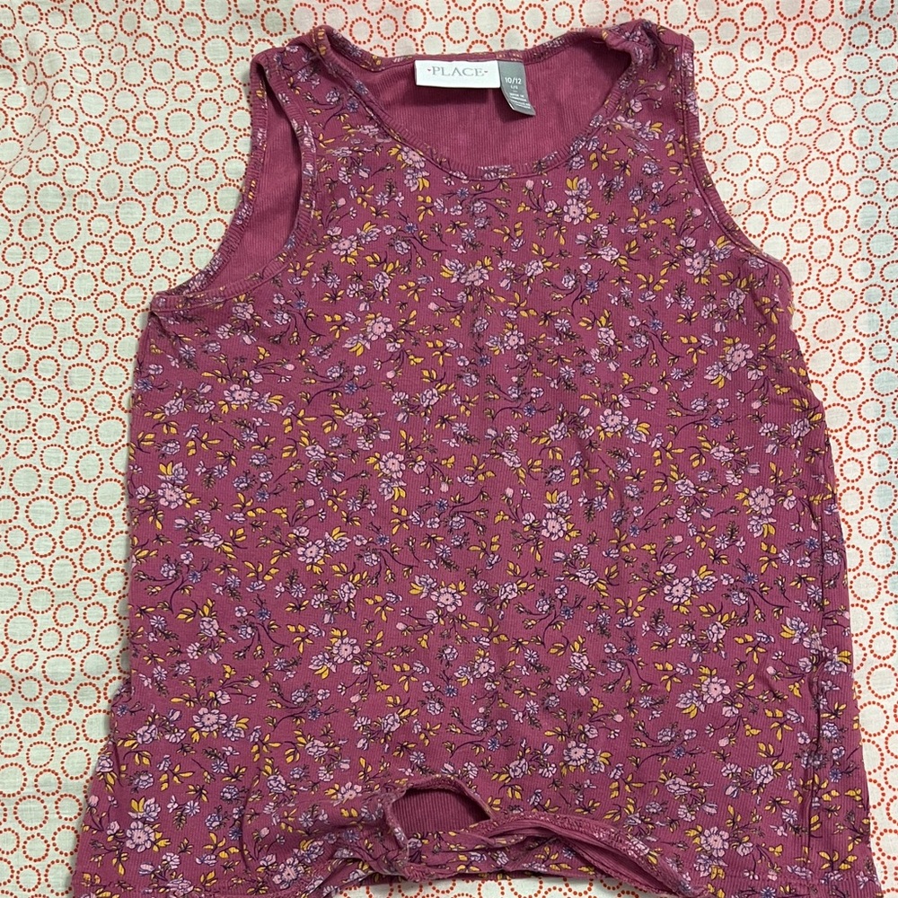 The Children's Place Floral Tank Top - Purple